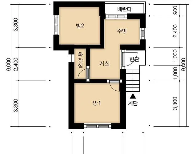 Apartment Hongdae&sinchon 10min Cozy House With 2 Bedrooms
